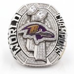2012 Baltimore Ravens Super Bowl Ring/Pendant (C.Z. Logo)